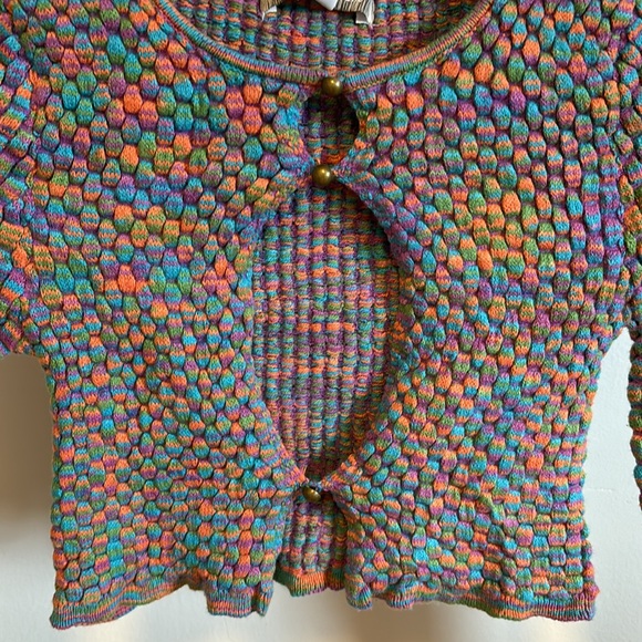 Urban Outfitters Piper keyhole knit long sleeve cardigan. - Picture 4 of 8